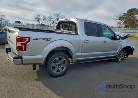 2018 Ford F150 Supercrew из США, поврежденный, VIN 1FTEW1EG8JFD78341
